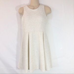 Soprano Girls Sleeveless Dress Cream Sparkle XL 16